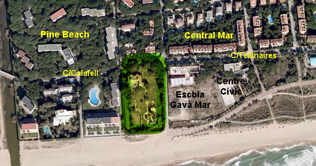 Ubicaci� de Gav� Mar consultada a l'Ajuntament per construir-hi un hotel i per la que l'Ajuntament ha deixat molt clar que no permetr� l'exercici de la prostituci�